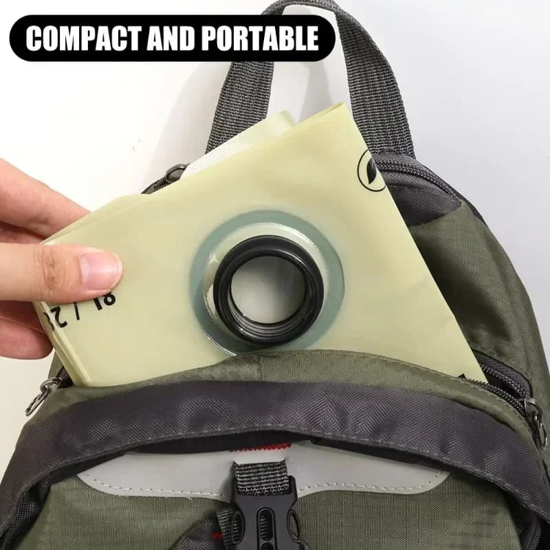 Outdoor Large Capacity Water Bag 8L Portable Foldable Water Storage Bag Camping Car Food Grade Soft Water Storage Bag