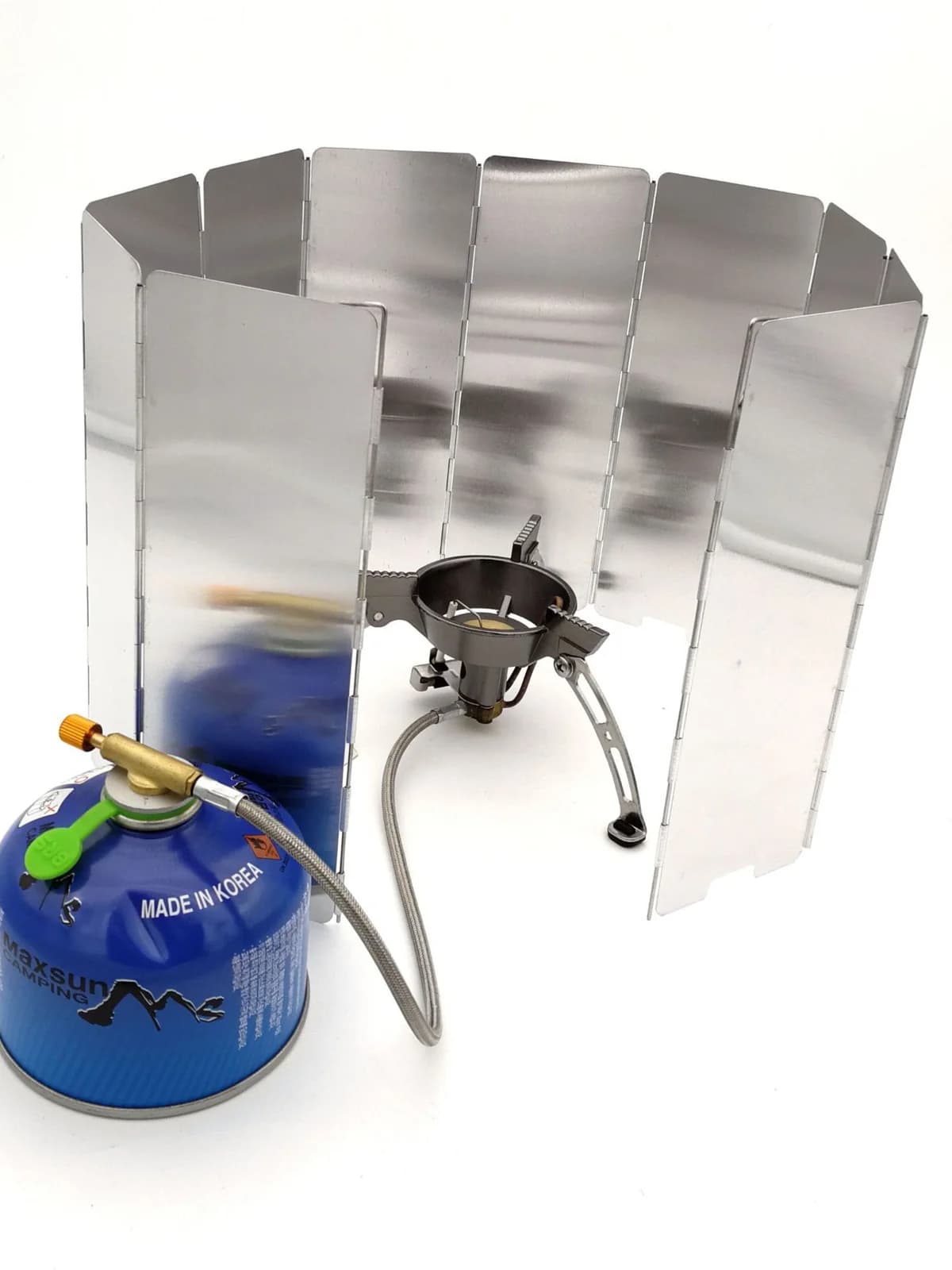 8/9/10 Plates Gas Stove Wind Shield Outdoor Camping Picnic Cooking Burner Windproof Screen Aluminum Alloy Wind Screen