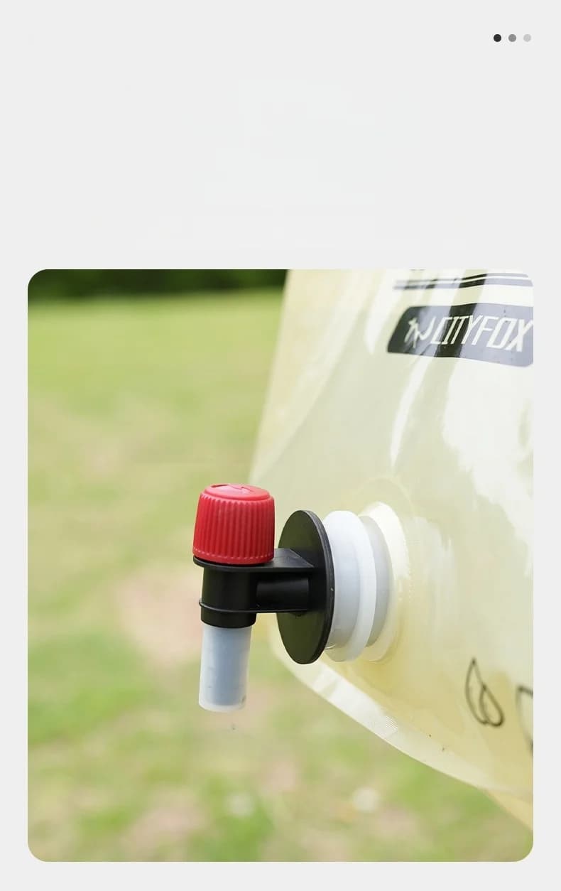 Outdoor Large Capacity Water Bag 8L Portable Foldable Water Storage Bag Camping Car Food Grade Soft Water Storage Bag